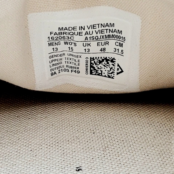 Converse Chuck 70 Ox Sunflower Black Egret Men's 13 - Picture 6 of 6